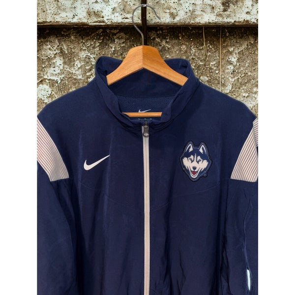 UConn Huskies Nike Player Issued Windbreaker Jacket Men’s XL #43 NCAA Basketball