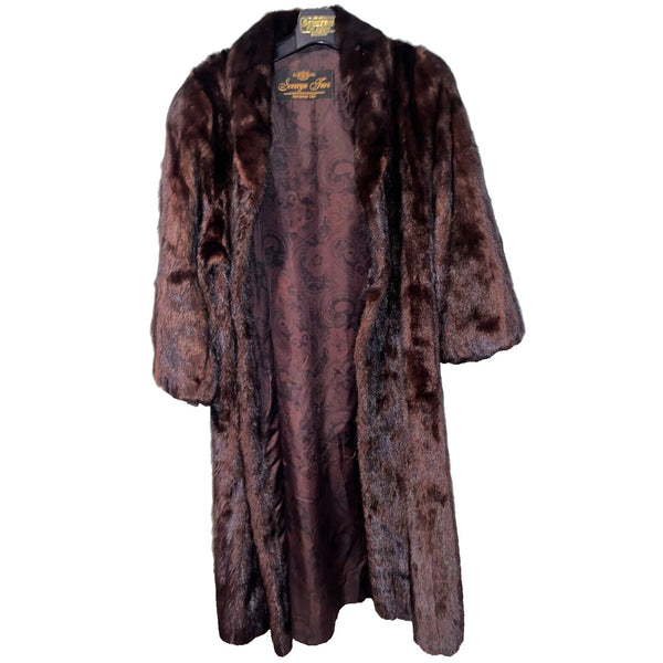 Ranch Mink Fur Severyn Furs Long Sz. 10 Vintage PRISTINE Professionally Stored