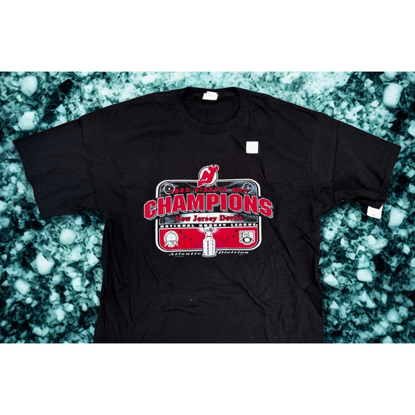 New Jersey Devils 2003 NHL Stanley Cup Champions T-Shirt NWT Lee Sport Men’s XL