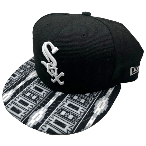 Chicago White Sox MLB New Era Snapback Hat Aztec Tribal Pattern NWT