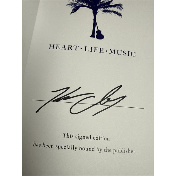 Kenny Chesney Heart Life Music Signed Hardcover Book Barnes & Noble Exclusive