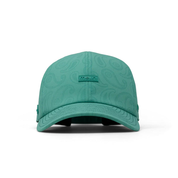 Melin Hydro The Legend Links Hat Classic Neo Aqua Green Paisley Golf Cap NWT