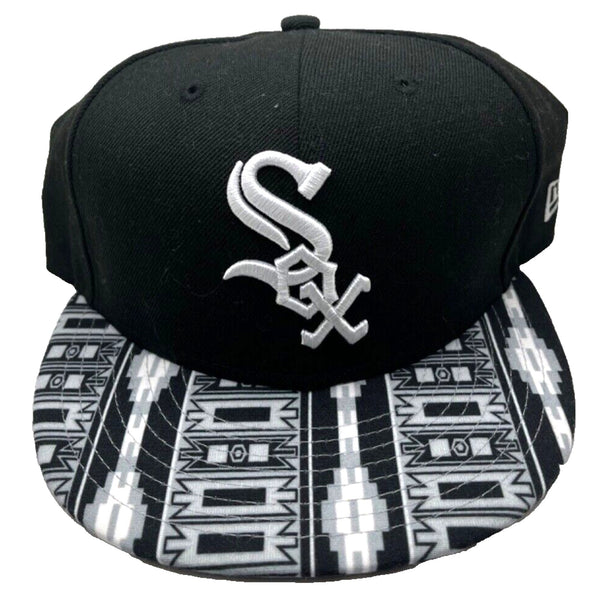 Chicago White Sox MLB New Era Snapback Hat Aztec Tribal Pattern NWT