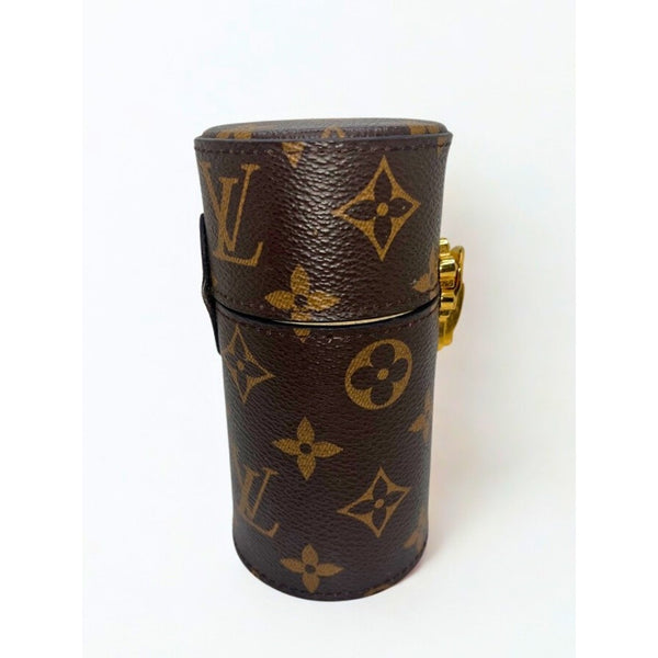 Louis Vuitton Monogram 100ML Travel Perfume Case Brown LS0153 PL4109