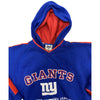 New York Giants Lee Sport Hoodie Sweatshirt Blue Stitched Logo Mens Medium M