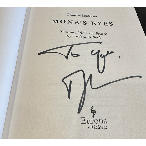 Mona’s Eyes Signed Hardcover Thomas Schlesser 2025 B&N Book of the Year New