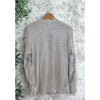 Patagonia Capilene Henley Shirt Mens L Base Layer Snap Made USA Gray Vintage