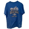 Harley Davidson Riding Caricature Chester Spring Pennsylvania Sz M Biker T Shirt