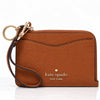 Kate Spade Leila Leather Small Card Holder ID Wristlet Wallet Gingerbread NWOT