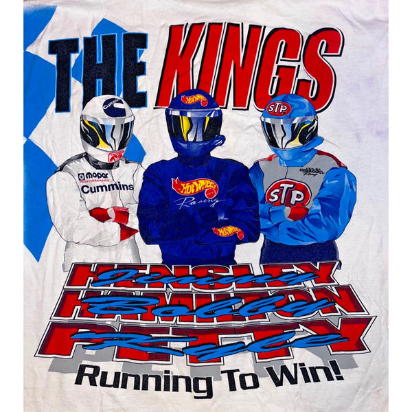 Petty Enterprises All The Kings Men Horses Racing T-Shirt 1997 Vintage Sz. XL