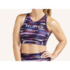 Peloton Melody High Neck Mesh Detail Sports Bra XS NWT
