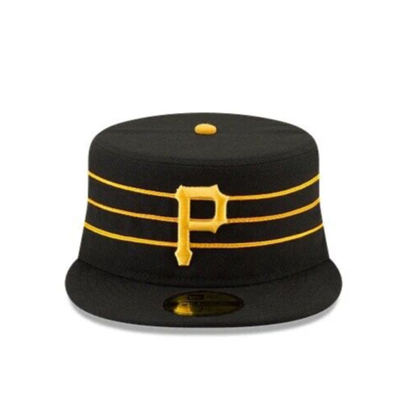 Pittsburgh Pirates New Era Fitted Hat MLB Authentic Pillbox Stripe Cap Sz. 6 3/8