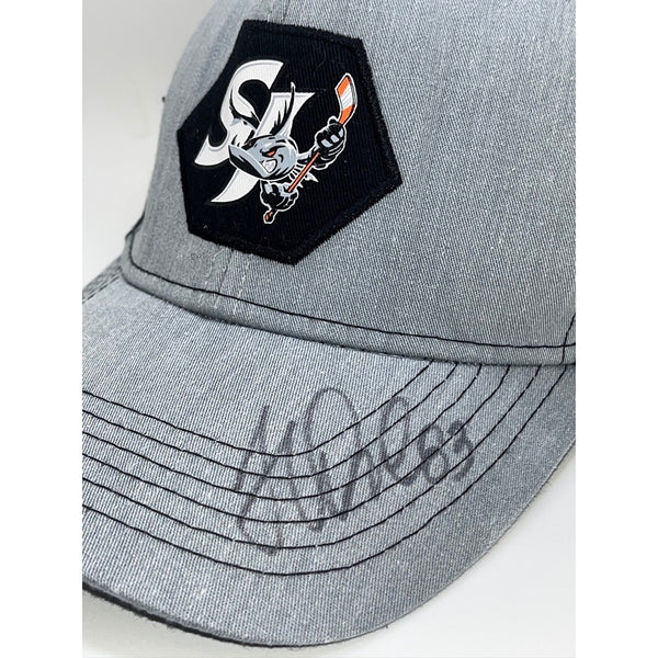 San Jose Barracuda AHL Hockey Hat Signed Autographed Adjustable Cap