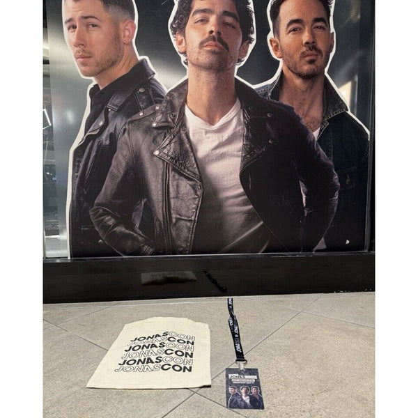 Jonas Brothers “Jonas Con” 3/23/25 NJ Limited Edition Tote Bag & Lanyard