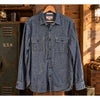 Wallace & Barnes J. Crew Naval Workshirt M Japanese Selvedge Chambray Blue NWOT