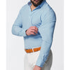 State & Liberty The Bellamy Blue Athletic Fit Dress Shirt Sz. Large NWOT Stretch