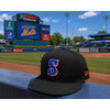 Syracuse Mets New Era 59FIFTY On-Field Alternate Fitted Hat 7 1/8 Black MiLB
