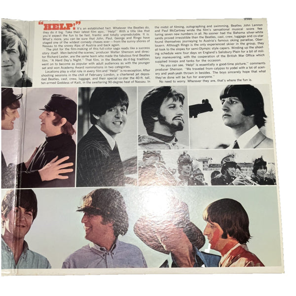 The Beatles Help! Original Motion Picture Soundtrack Mono MAS 2386 LP Capitol