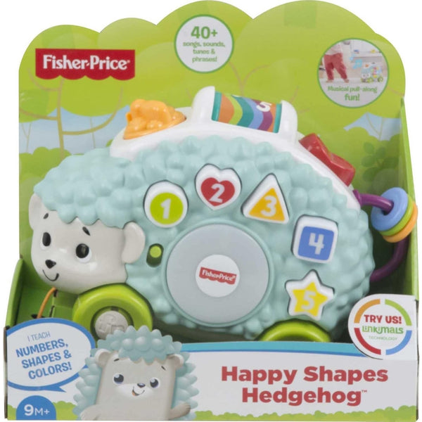 Fisher-Price Linkimals Happy Shapes Hedgehog Pull Toy Lights Music NIB