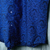 Robert Graham Bayview XL NWT Navy Floral Damask Short Sleeve Button Up Shirt