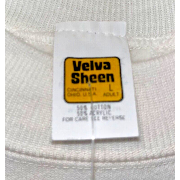Brown University Sweatshirt Velva Sheen Sz. L Vintage 80s Deadstock NWT