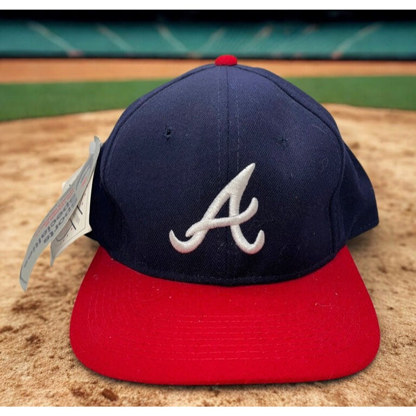 Atlanta Braves MLB Sports Specialties Pro Fitted Wool Hat Sz 7 5/8 Vintage NWT