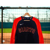 San Francisco Giants Nike Authentic Collection Pullover Sweatshirt S Black/Orang
