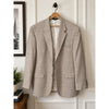 Jos A Bank 48R Beige Linen Wool Sport Coat Blazer Jacket Men's 2 Button