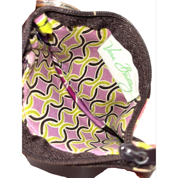 Vera Bradley Campus Double ID Snap Case Wallet With Keychain