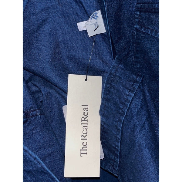 Polo Ralph Lauren Indigo Oxford Shirt Mens L Blue Button Down Cotton Casual