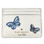 Kate Spade Small Slim Leather Card Holder Flutter Fly Butterfly White NWT $99