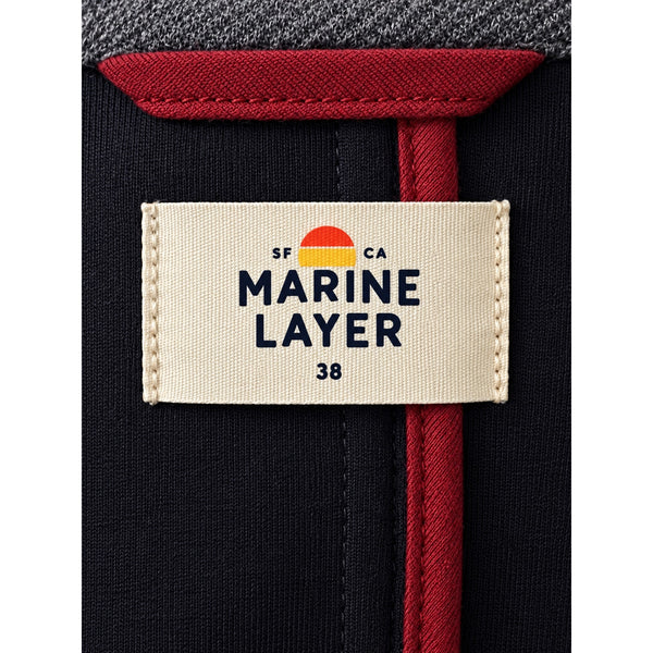 Marine Layer Pacifica Stretch Twill Blazer Men's 38 M Organic Cotton NWOT