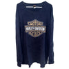 Harley Davidson Olathe Kansas 2XL Rare Biker Ladies Long Sleeve T Shirt