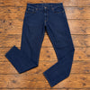 Mott & Bow Oliver Straight Jeans 35x30 Navy Blue Stretch Denim Slim Premium