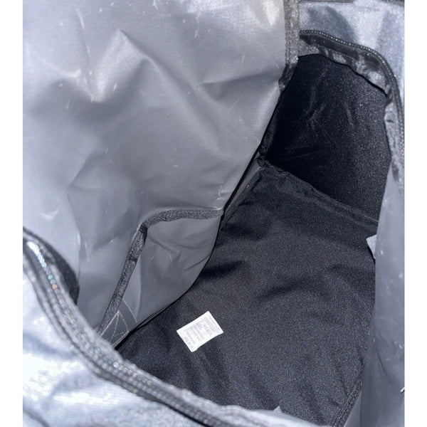Bloomberg Duffle Gym Bag Black Gray Shoulder Travel Overnight NWOT