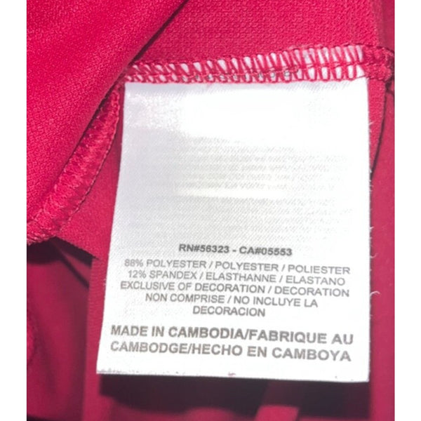 Tiger Woods Collection Nike Golf Polo Shirt Red Dri-Fit XL EUC