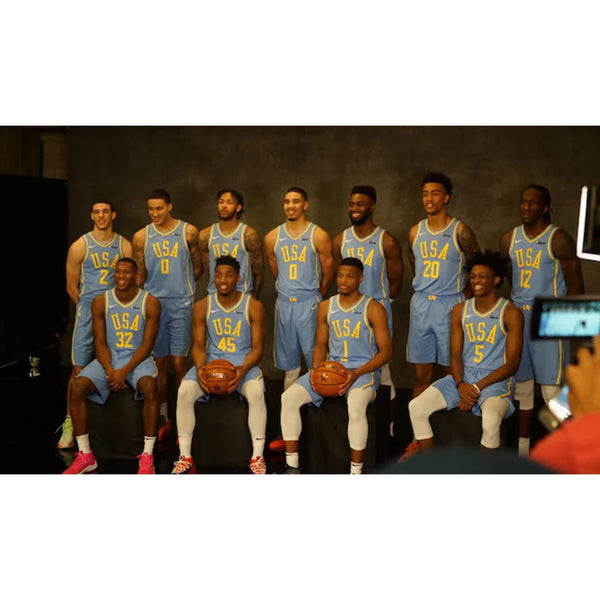 NBA 2018 Rising Stars Team USA Player Issued Nike Shorts Sz 46 +1 2XL