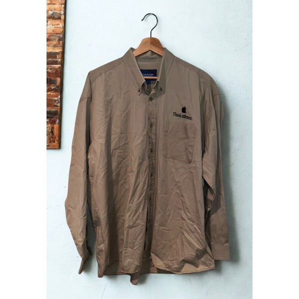 Apple Think Different Employee Shirt XL 90s Steve Jobs Rare Y2K Vintage