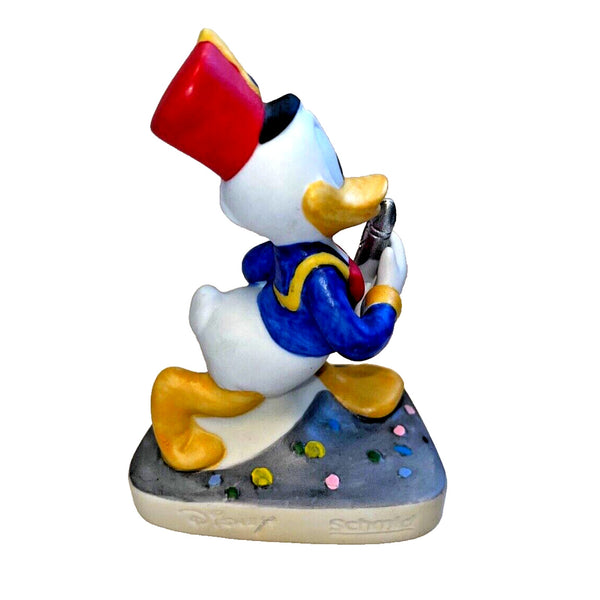 Schmid DONALD DUCK CLARINET Disney On Parade Band Figurine - EUC - In Box Vtg