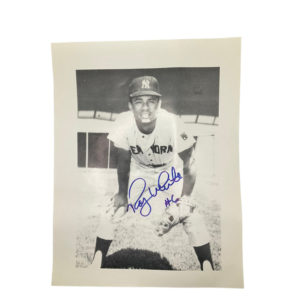 New York Yankees Chris Chambliss & Roy White Signed Autographed 8X10 Photo Lot