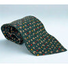 Ermenegildo Zegna Soft 100% Silk Tie Abstract Geometric Pattern Italy