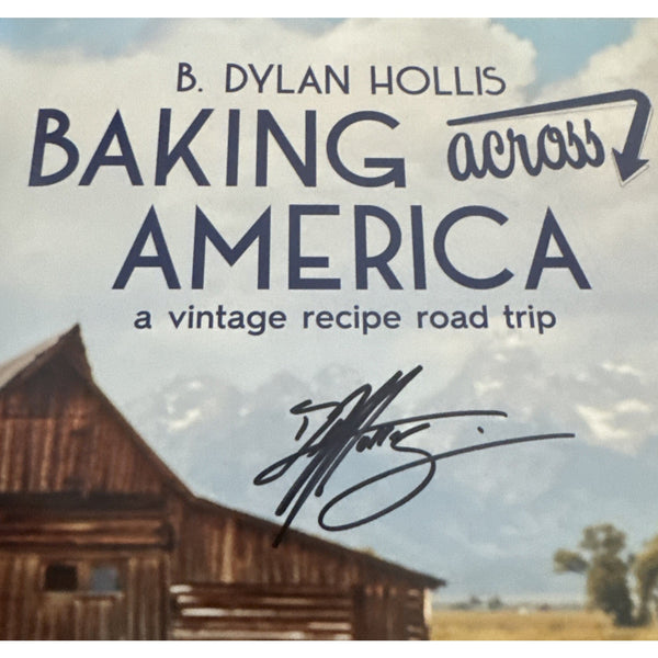 Baking Across America B. Dylan Hollis Signed B&N Exclusive Vintage Recipe Book