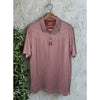Bogey Bros "Get In The Hole" Golf Polo Shirt Men's Medium White Brown **NWOT**