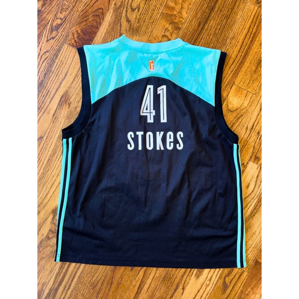 New York Liberty Kiah Stokes #41 Adidas WNBA Basketball Jersey XL DraftKings