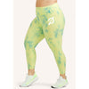 Peloton Cadent Capri Womens Cropped Leggings Tie Dye Neon NWT Size XS