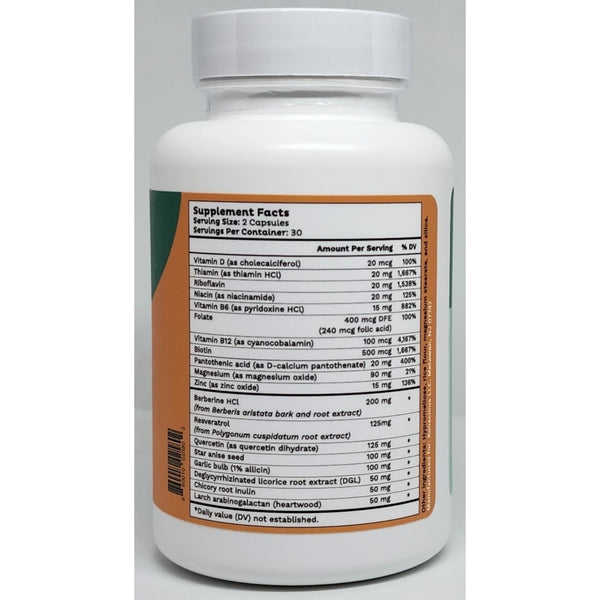 Emma by Enclave BioActives Gut Relief Capsules 60ct Digestive Support 27/28 X2