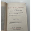 Anna L. Ward Dictionary of Quotations from English and American Poets 1883