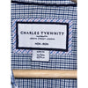 Charles Tyrwhitt Dress Shirt Non Iron Slim Fit Check Men's 16/36