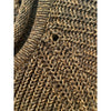 L.L. Bean Organic Cotton Fisherman Sweater XL Roll Neck Waffle Knit Brown