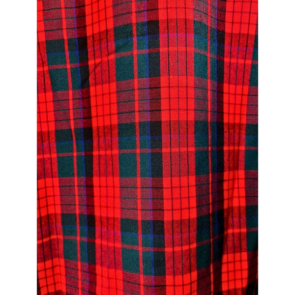 Pendleton Virgin Wool Shirt Red Black Tartan Plaid Made USA M NWT Deadstock VNTG